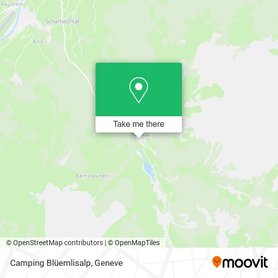 Camping Blüemlisalp map