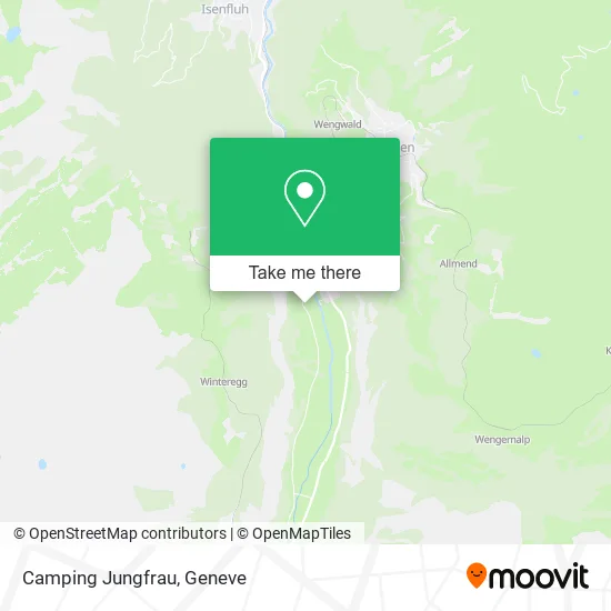 Camping Jungfrau map