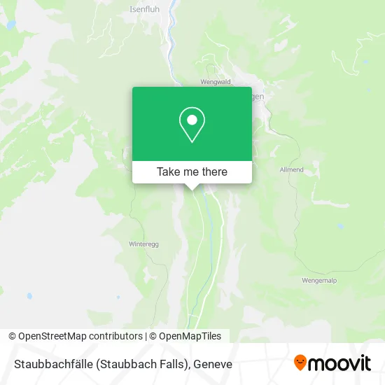 Staubbachfälle (Staubbach Falls) map