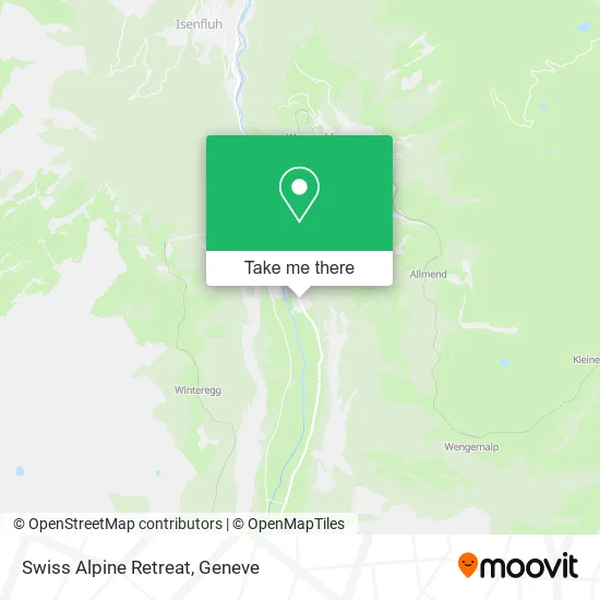 Swiss Alpine Retreat map