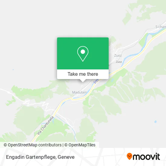 Engadin Gartenpflege map