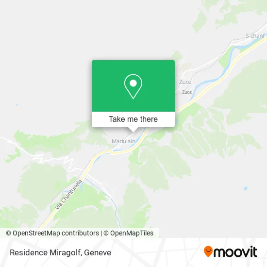 Residence Miragolf map