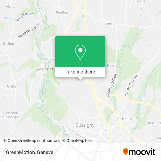 GreenMotion map