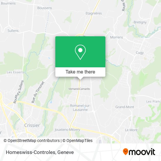 Homeswiss-Controles map