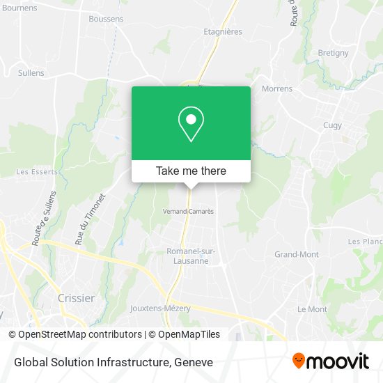 Global Solution Infrastructure map