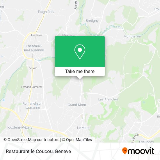 Restaurant le Coucou map