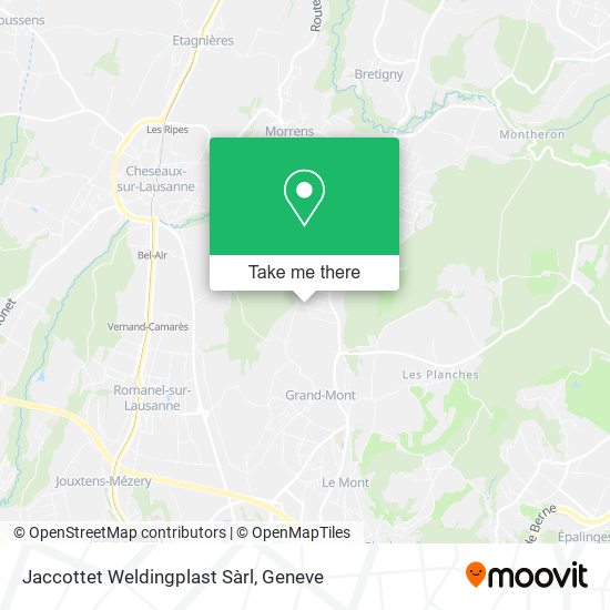 Jaccottet Weldingplast Sàrl map