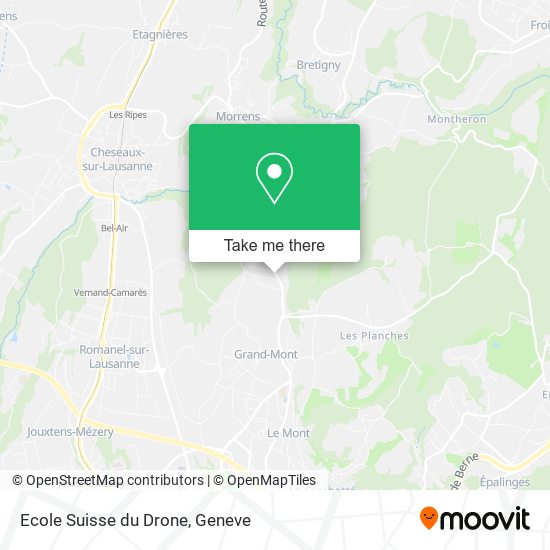 Ecole Suisse du Drone map