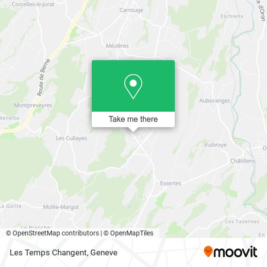 Les Temps Changent map