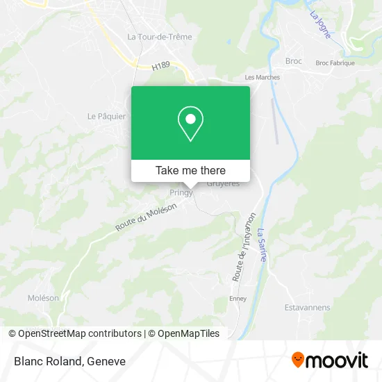 Blanc Roland map