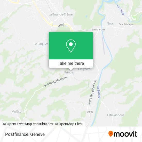 Postfinance map