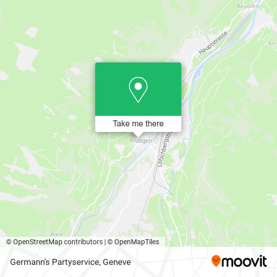 Germann's Partyservice map