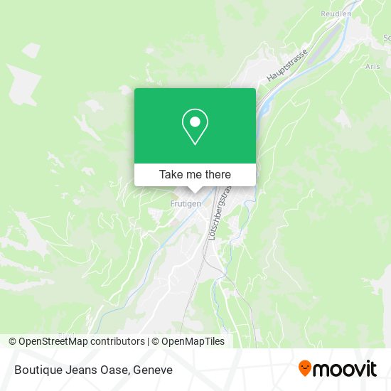 Boutique Jeans Oase map