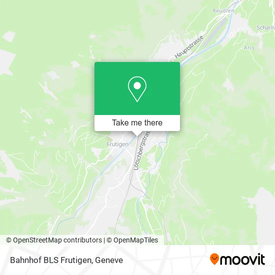 Bahnhof BLS Frutigen map