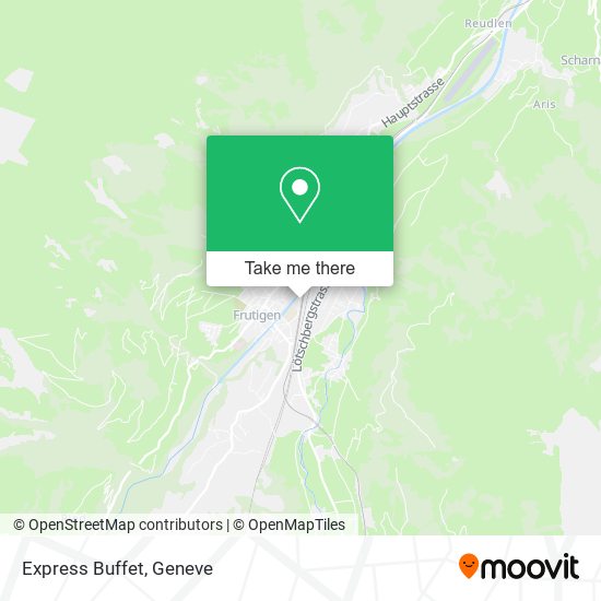 Express Buffet map