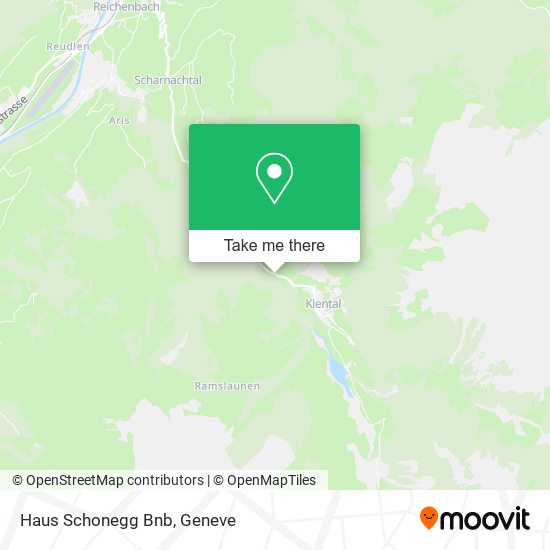 Haus Schonegg Bnb map