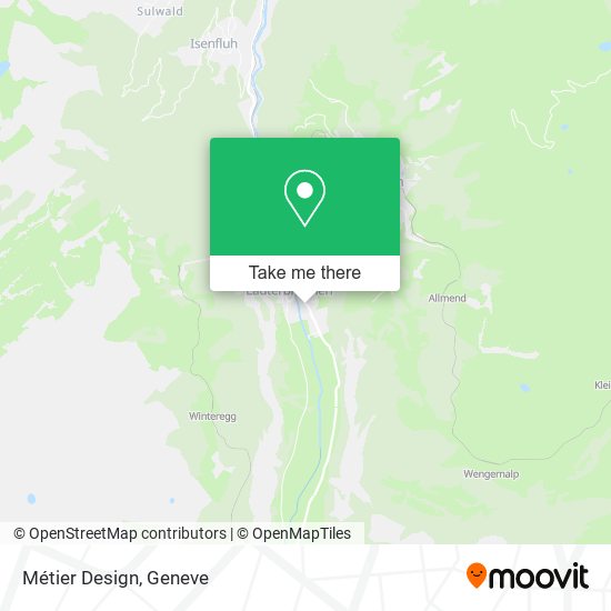 Métier Design map