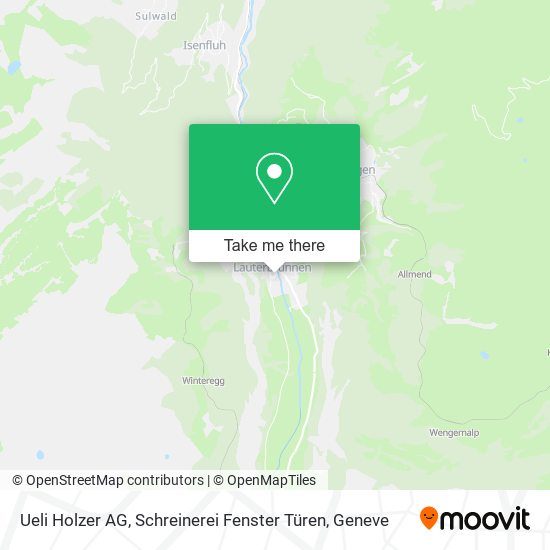 Ueli Holzer AG, Schreinerei Fenster Türen map