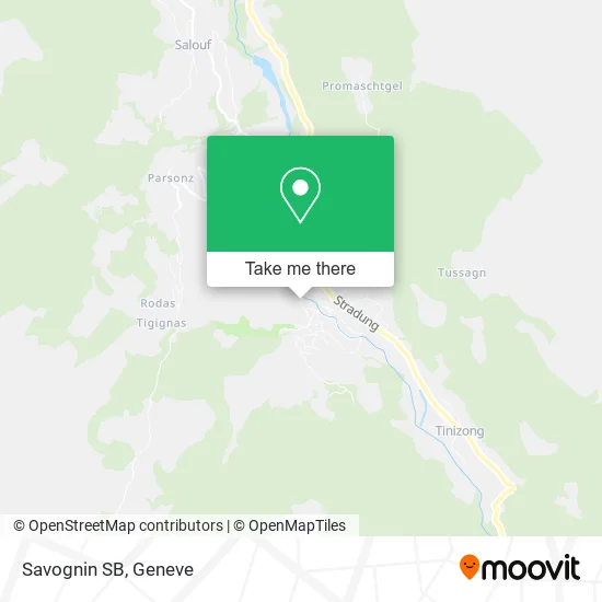Savognin SB map