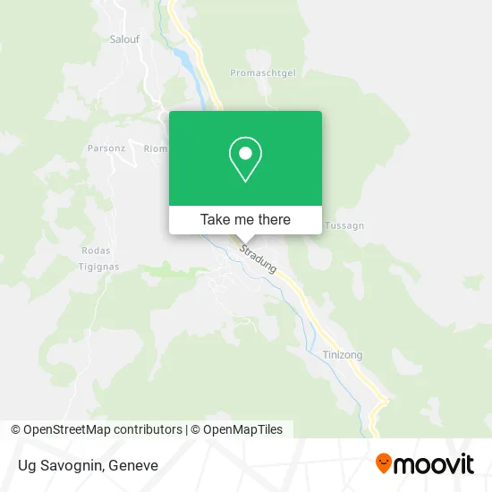 Ug Savognin map