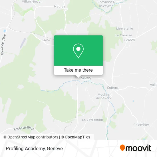 Profiling Academy map