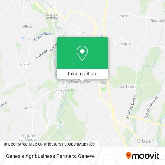 Genesis Agribusiness Partners map