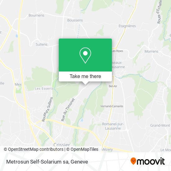 Metrosun Self-Solarium sa map