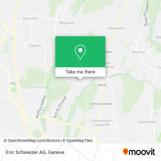Eric Schweizer AG map