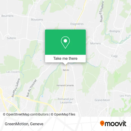 GreenMotion map