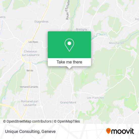 Unique Consulting map
