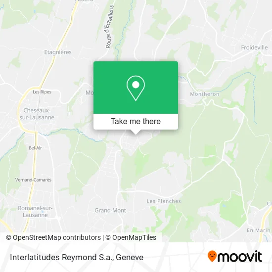 Interlatitudes Reymond S.a. map