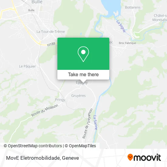 MovE Eletromobilidade map