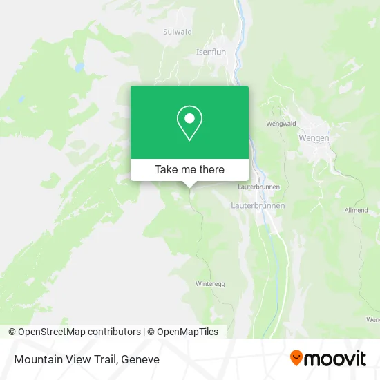 Mountain View Trail map