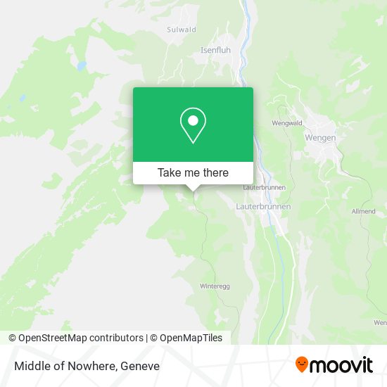 Middle of Nowhere map