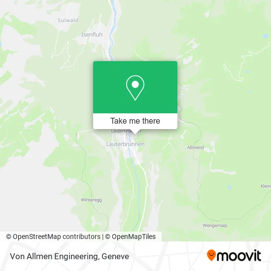 Von Allmen Engineering map