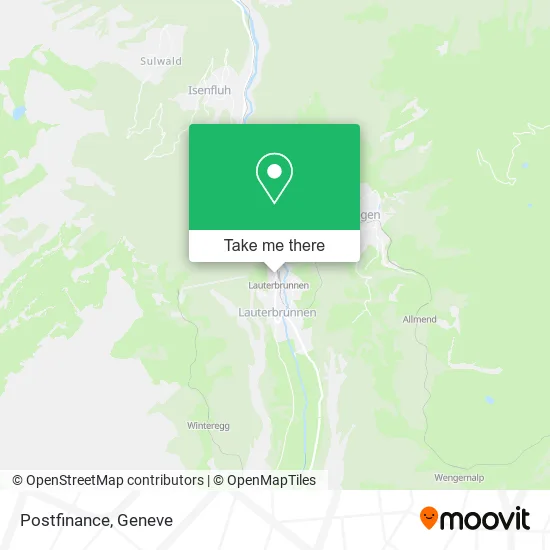Postfinance map