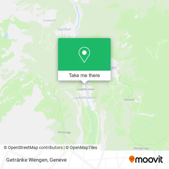 Getränke Wengen map