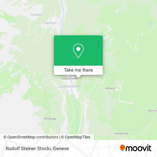 Rudolf Steiner Stocki map