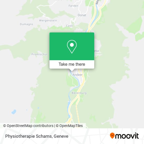 Physiotherapie Schams map