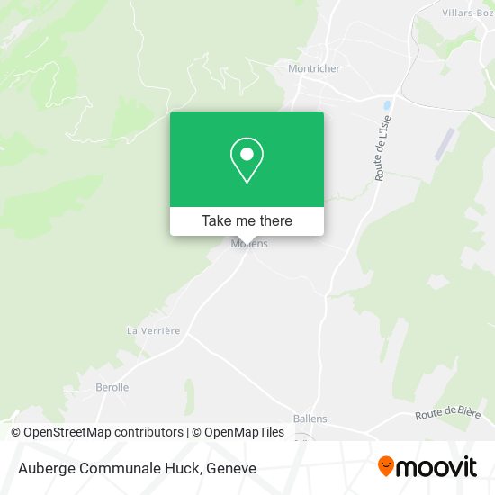 Auberge Communale Huck map