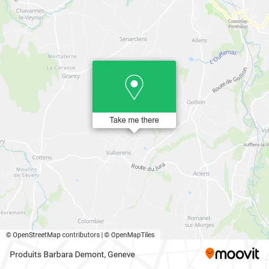 Produits Barbara Demont map