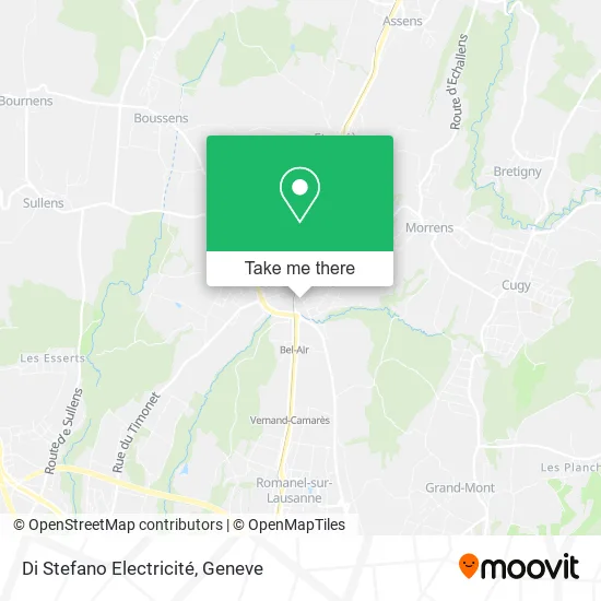 Di Stefano Electricité map