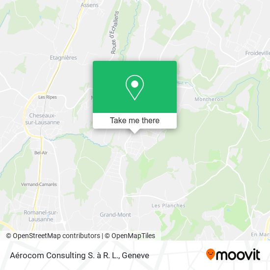 Aérocom Consulting S. à R. L. map