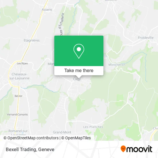 Bexell Trading map