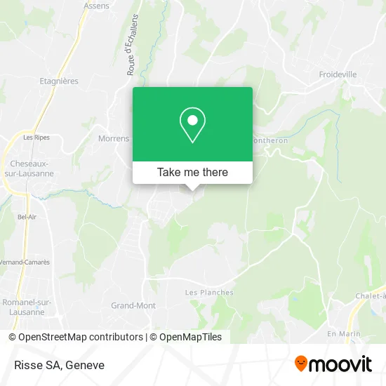 Risse SA map
