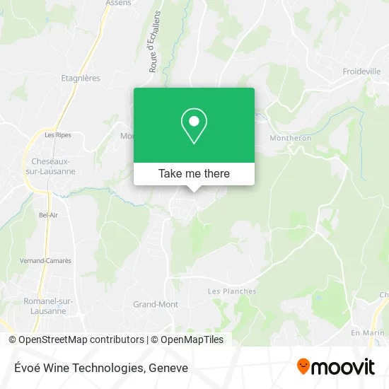 Évoé Wine Technologies map