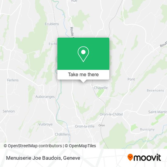 Menuiserie Joe Baudois map