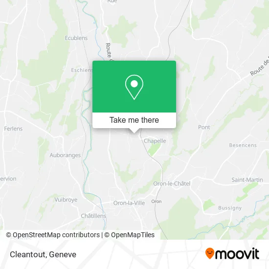 Cleantout map