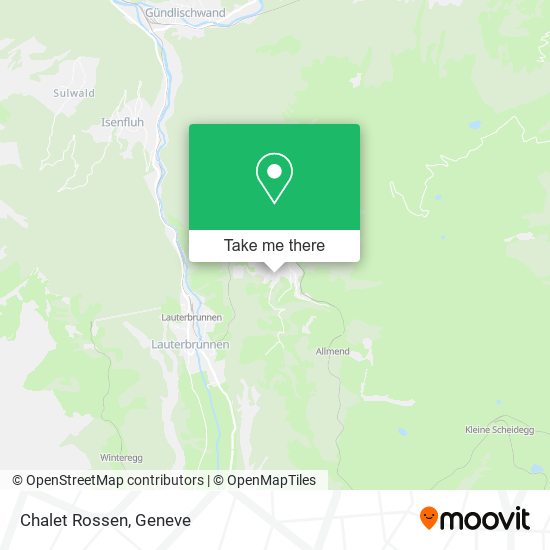 Chalet Rossen map