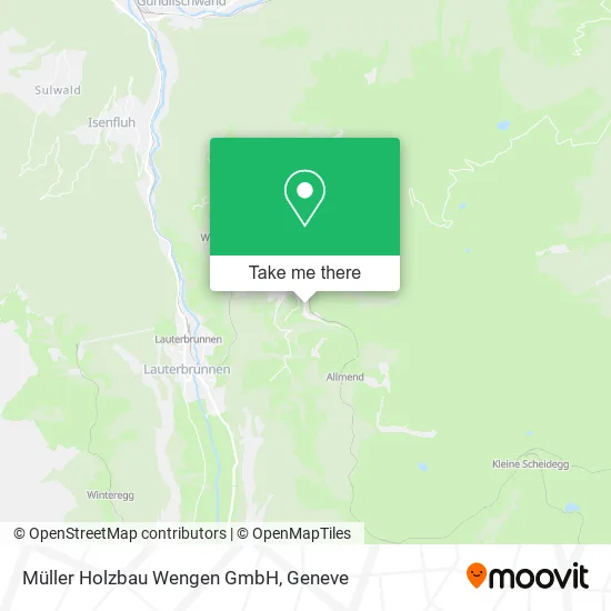 Müller Holzbau Wengen GmbH map